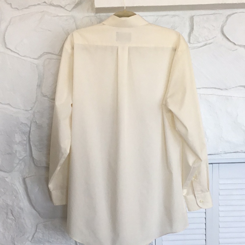 Stafford Wrinkle Free Cream 16 1/2 Dress Shirt - Picture 4 of 8